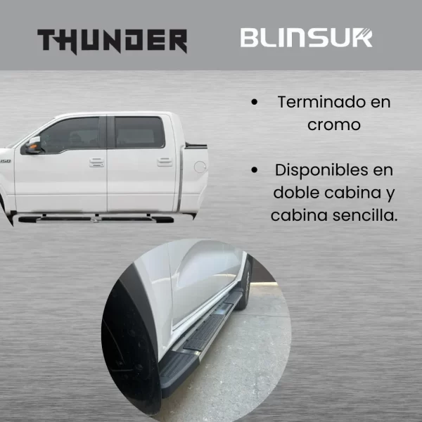 Estribos Mg Para Toyota Hilux 2016 - 2023 Doble Cabina