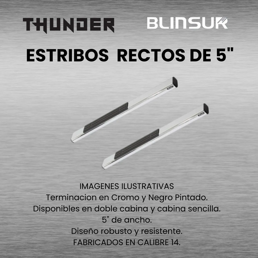 Estribos Recto Para Ford Super Duty 2017 - 2022 - Image 2