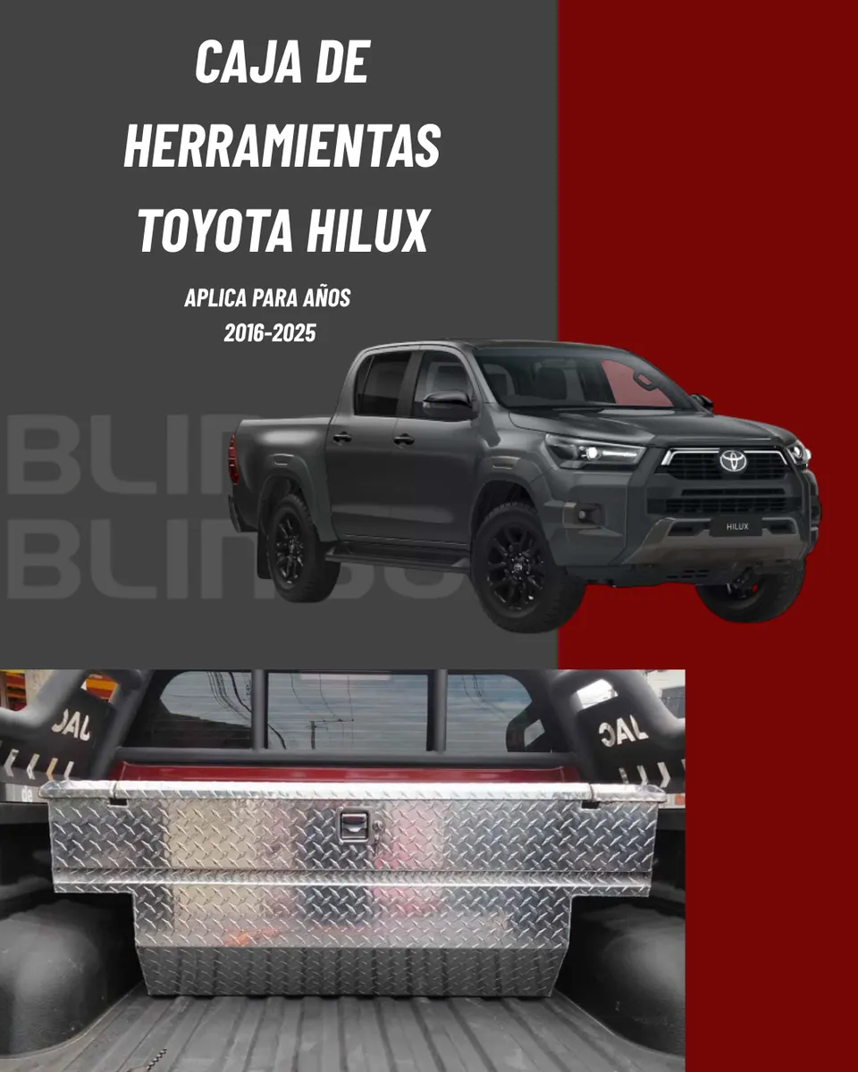 Caja De Herramientas Toyota Hilux 2016-2024+  C/resaques - Image 2