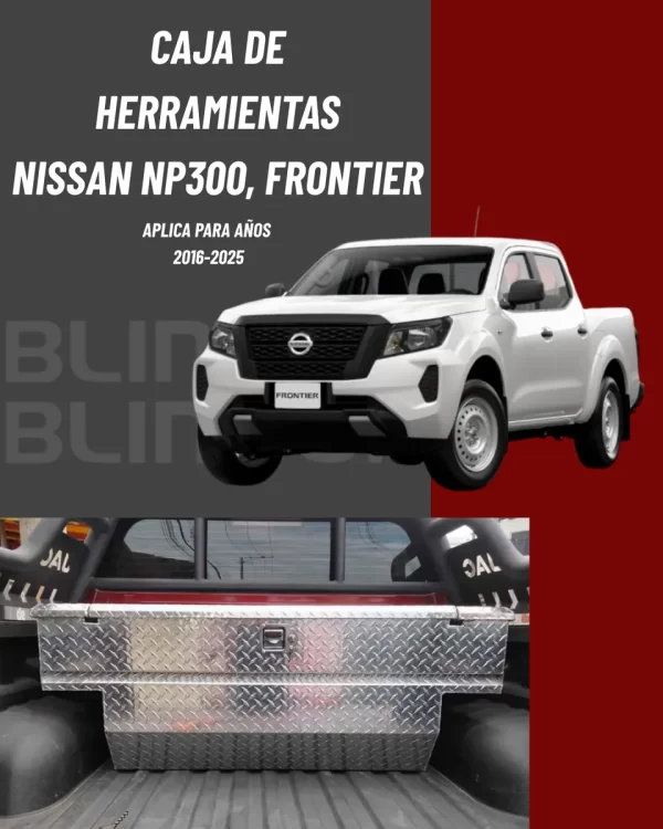 Caja De Herramientas Nissan Frontier 2016-2024+ C/resaques