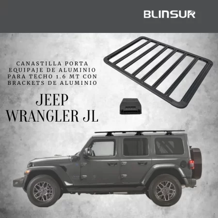 Canastilla Porta Equipaje Para Jeep Wrangler Jl 1.6mt - Image 2