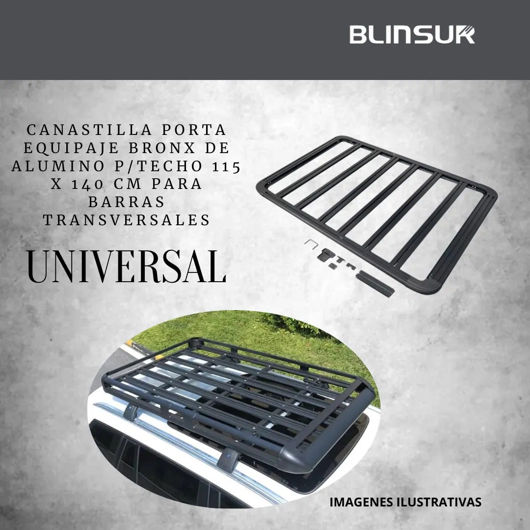 Canastilla Porta Equipaje Universal P/techo 115x140 Cm - Image 2