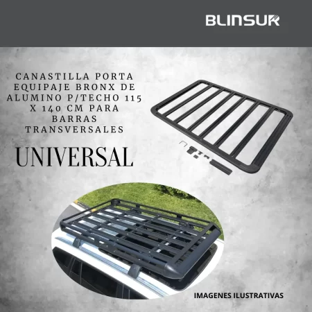 Canastilla Porta Equipaje Universal P/techo 115x140 Cm - Image 2