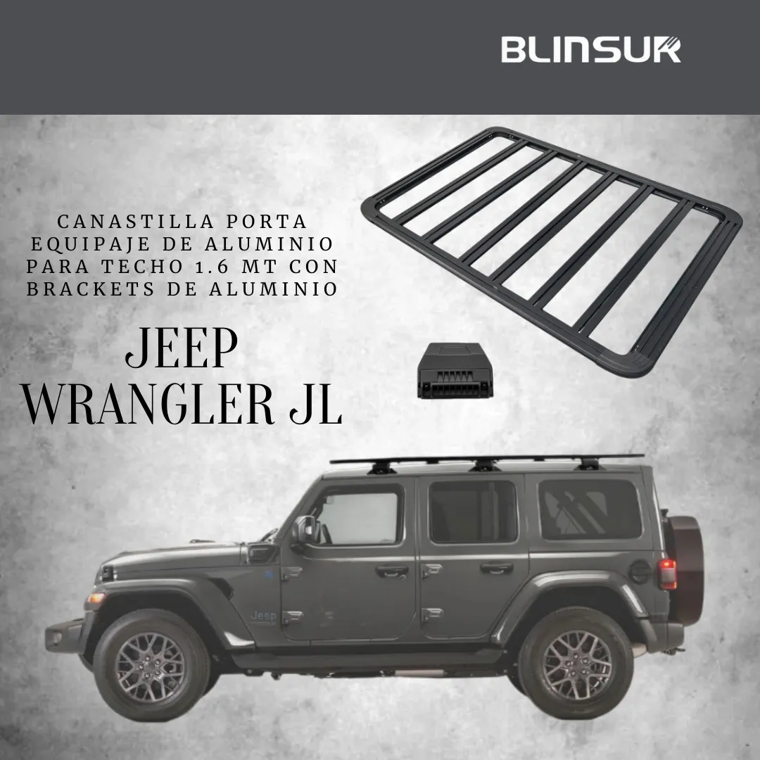 Canastilla Porta Equipaje Para Jeep Wrangler Jl 1.6mt - Image 2