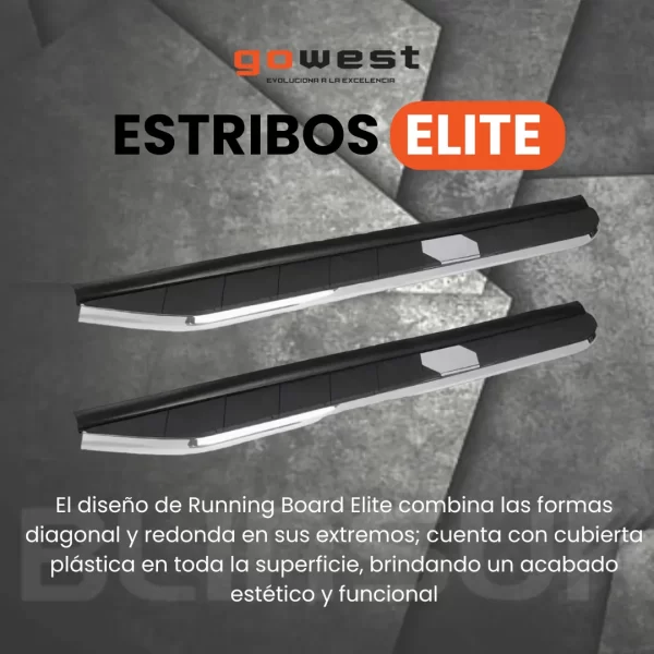 Estribos Elite Para Hyundai Santa Fe 5 Pasajeros 2017 - 2021