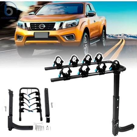 Rack Portabicicleta Tirón P/4 Bicis Para Nissan Np300 - Image 2