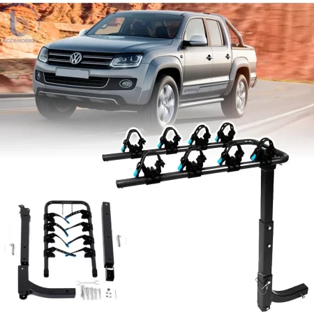 Rack Tirón Portabicicletas P/4 Bicis Para Volkswagen Amarok - Image 2