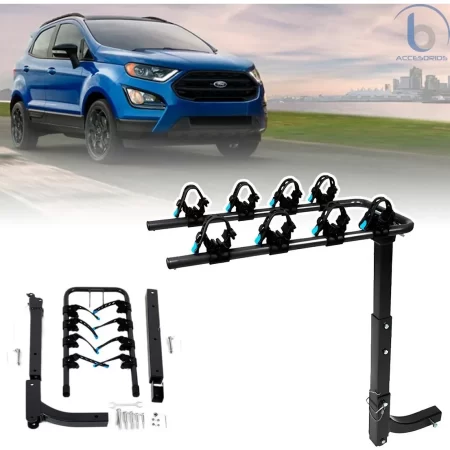 Rack Portabicicleta Tirón P/4 Bicis Para Ford Ecosport - Image 2