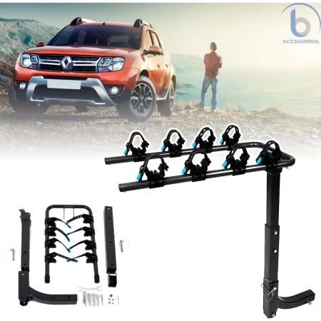 Rack Portabicicleta Tirón P/4 Bicis Para Renault Duster - Image 2