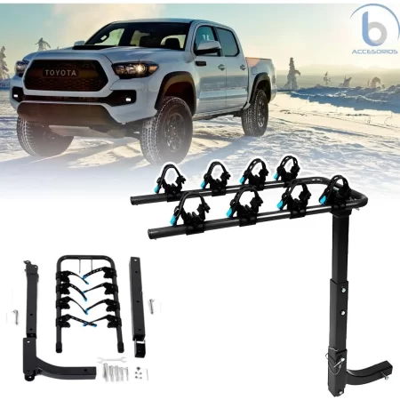 Rack Portabicicleta Tirón P/4 Bicis Para Toyota Tacoma - Image 2
