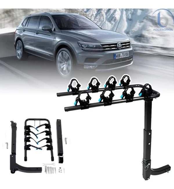 Rack Portabicicleta Tirón P/4 Bicis Para Volkswagen Tiguan
