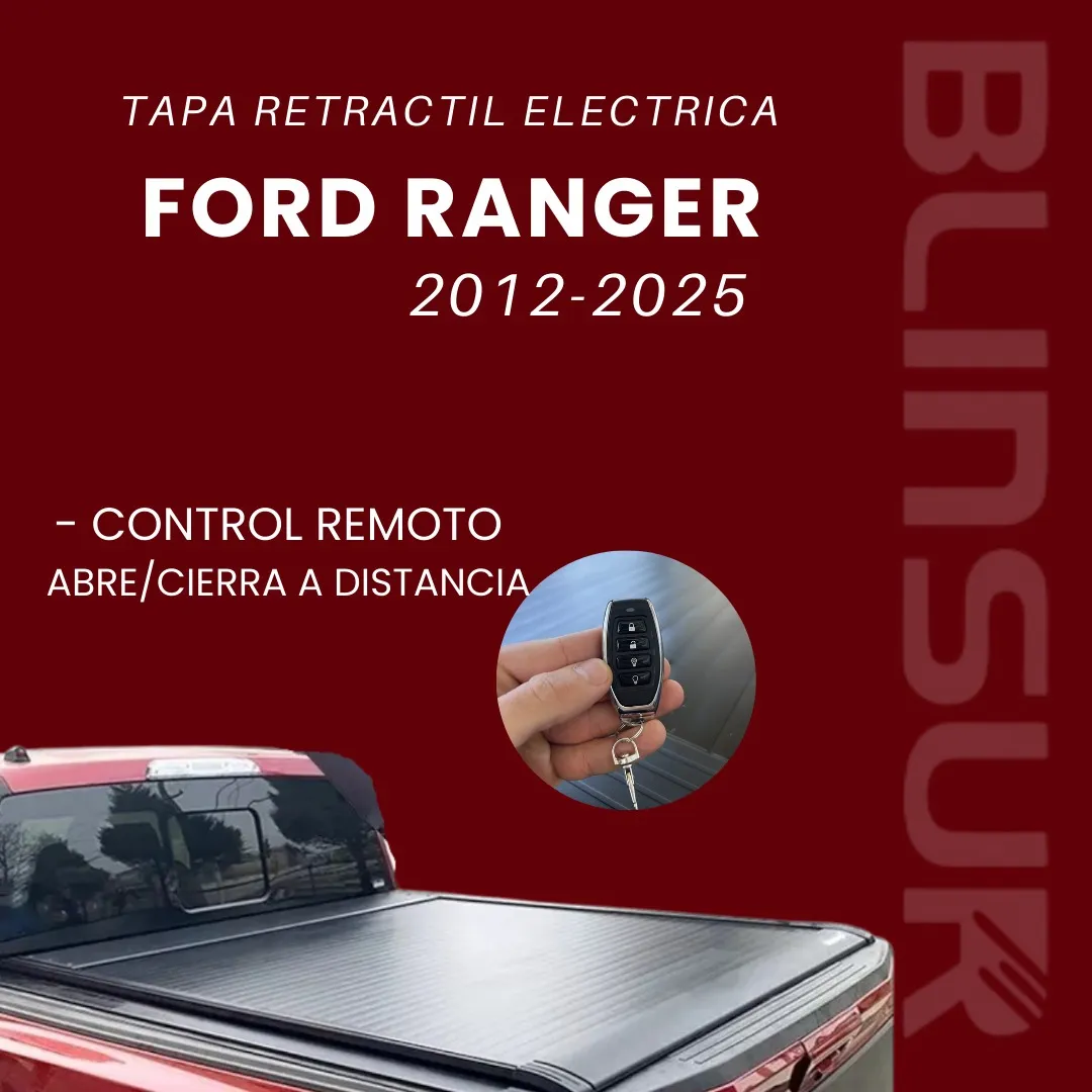 Tapa Cubre Batea Electrica Ford Ranger 2012-2025 Doble Cab - Image 2