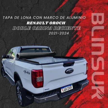Tapa Cubre Batea Lona Roll Cover Renault Oroch 2021-2024 Dc - Image 2