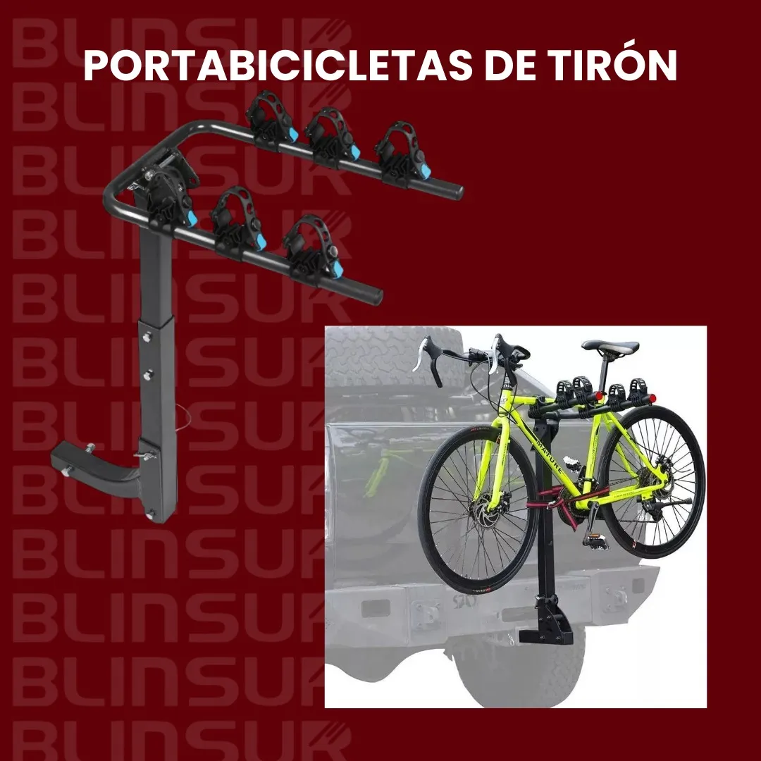 Portabicicletas De Tiron Para 3 Bicicletas Carga De 45 Kg - Image 2