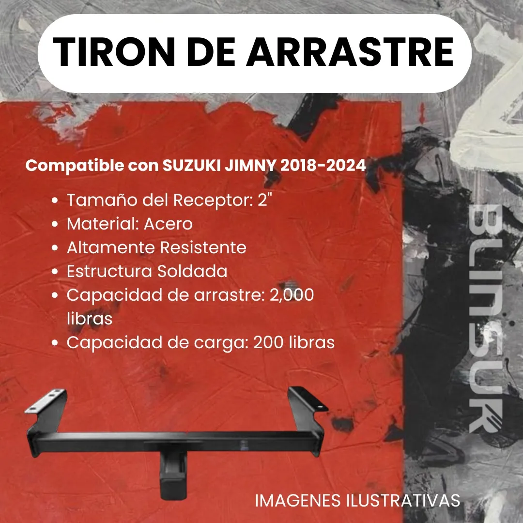 Tirón Jalón De Arrastre Para Suzuki Jimny 2018-2024 - Image 2