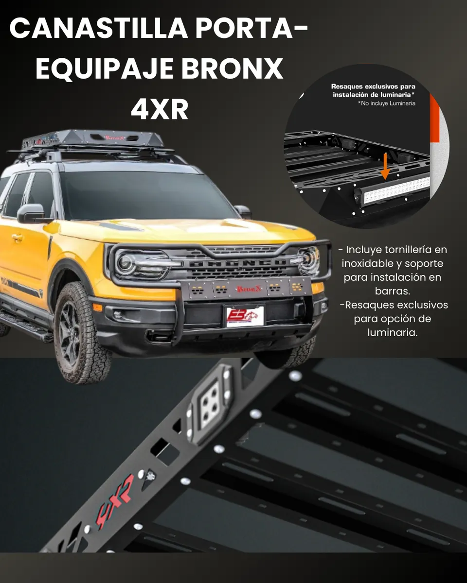 Canastilla Portaequipaje Bronx 4xr Para Suzuki Jimny - Image 2