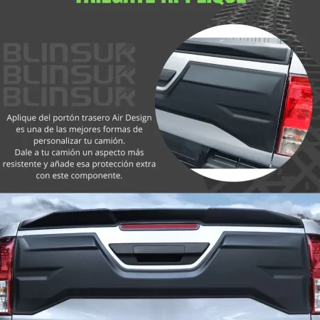 Tailgate Applique Para Toyota Hilux (2017-2023) - Image 2