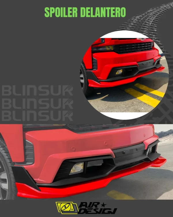 Spoiler Delantero Para Chevrolet Silverado 1500 2019 - 2021
