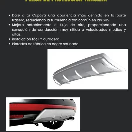 Skid Plate Trasero Chevrolet Captiva 2021 - 2023 - Image 2