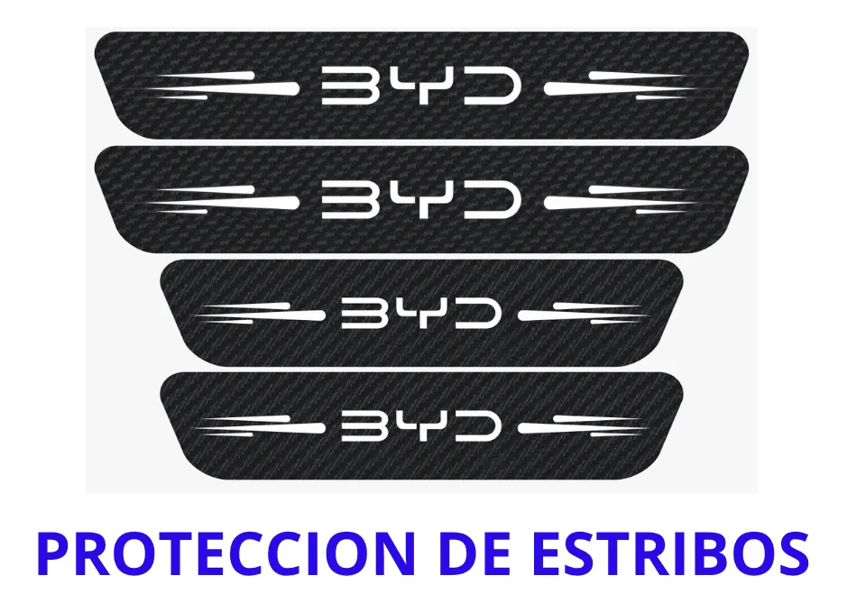 Sticker Protección De Estribos Puertas Byd Diseño 2 - Image 2