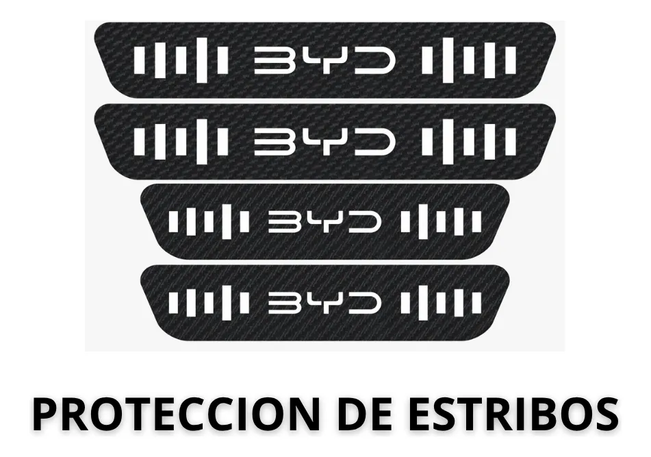 Sticker Protección De Estribos Puertas Byd Diseño 8 - Image 2