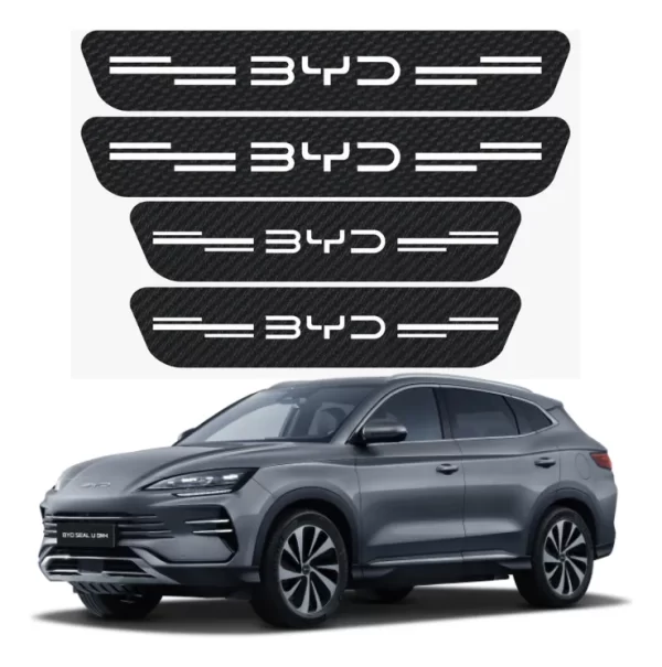 Sticker Protección De Estribos Puertas Byd Diseño 7