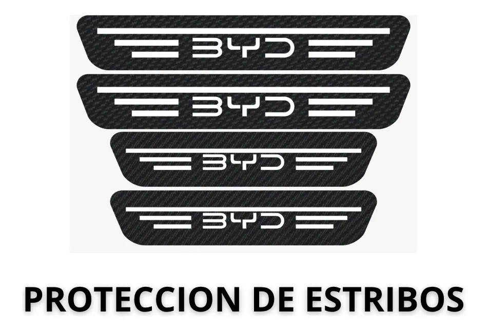 Sticker Protección De Estribos Puertas Byd Diseño 9 - Image 2