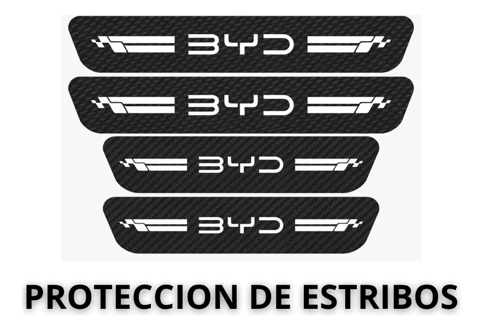 Sticker Protección De Estribos Puertas Byd Diseño 10 - Image 2