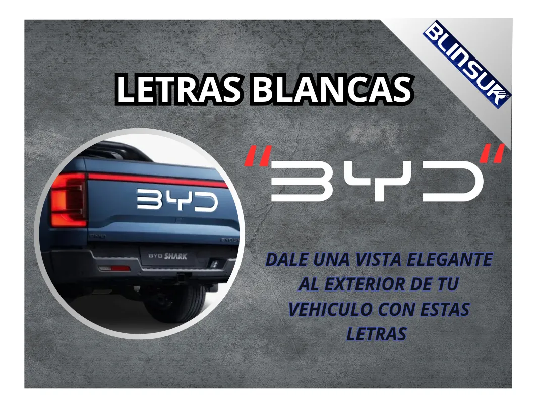 Letras Vinil Blanco Tapa Dmo Byd Shark 2024 - Image 2