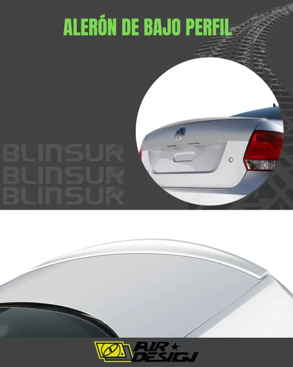 Alerón De Bajo Perfil Vw Vento 2014 - 2022