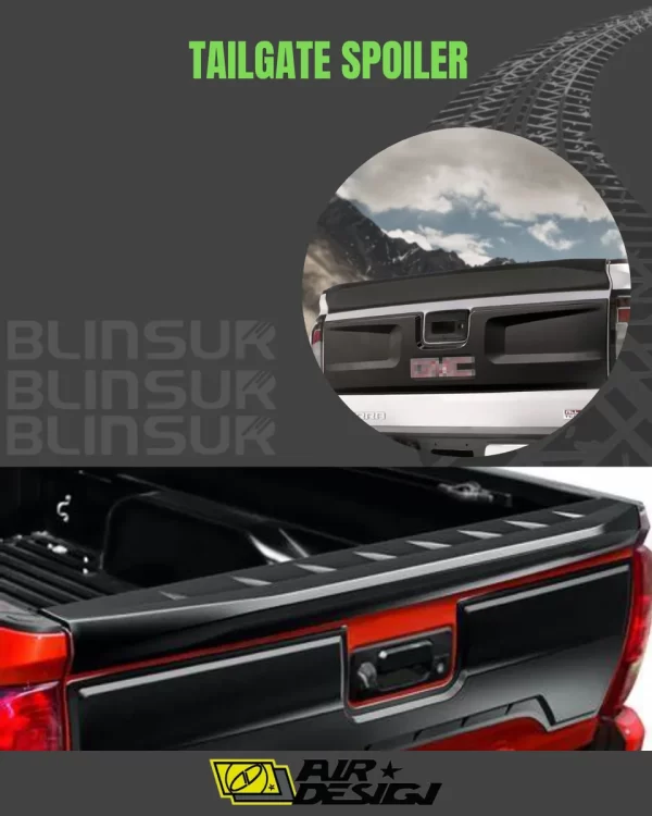 Tailgate Spoiler Gmc Sierra 1500 2016 - 2018