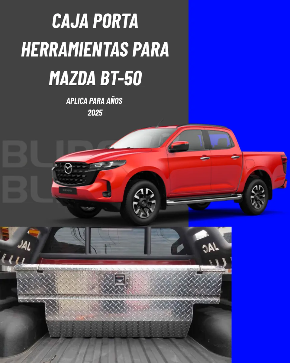 Caja De Herramientas De Aluminio Mazda Bt-50 2025 C/chapa - Image 2