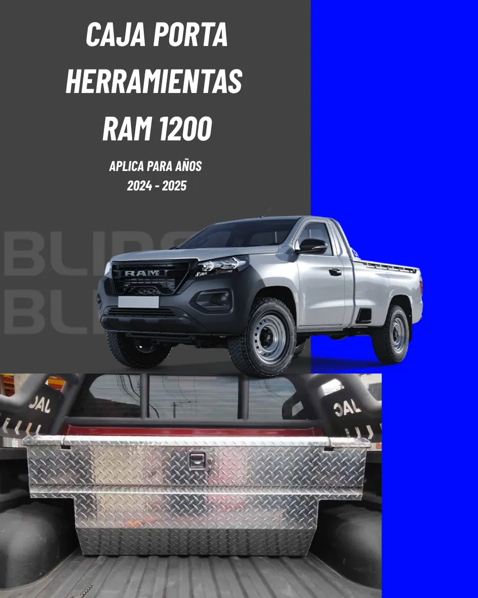 Caja De Herramientas De Aluminio Para Ram 1200 2024 - 2025 - Image 2