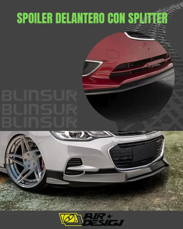 Spoiler Delantero Con Splitter Seat León 2015 - 2017