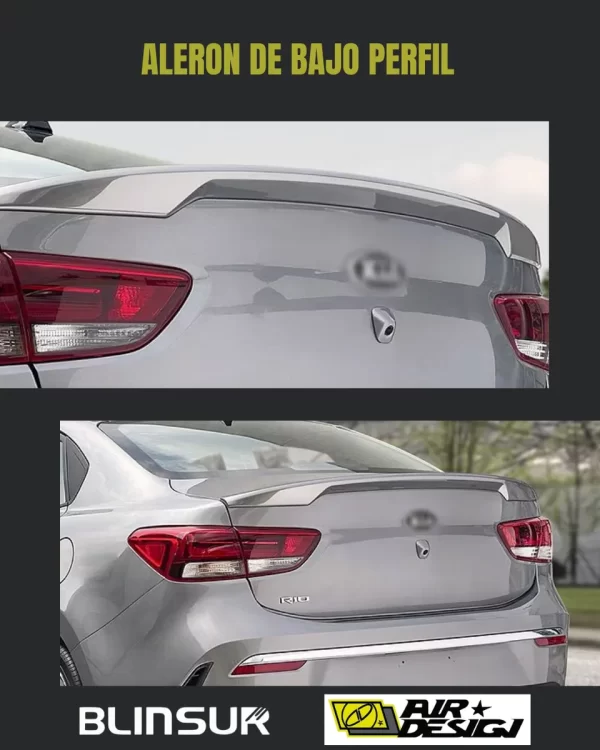 Alerón De Bajo Perfil Kia Rio 2018 - 2023
