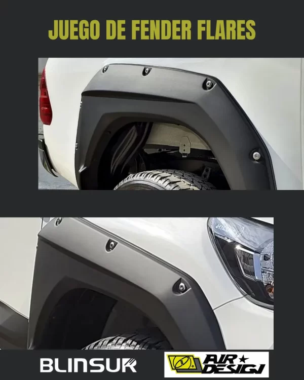 Juego De Cantoneras Toyota Hilux 2021 - 2023