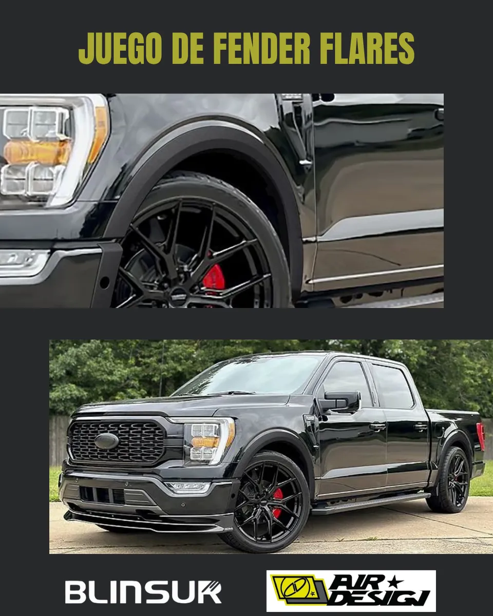 Juego De Cantoneras Tipo Oe Ford F-150 2021-2023 - Image 2