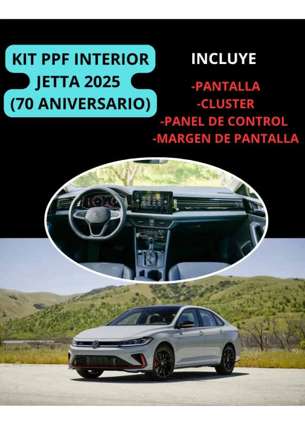 Kit Interior De Proteccion Ppf Para Jetta 2025