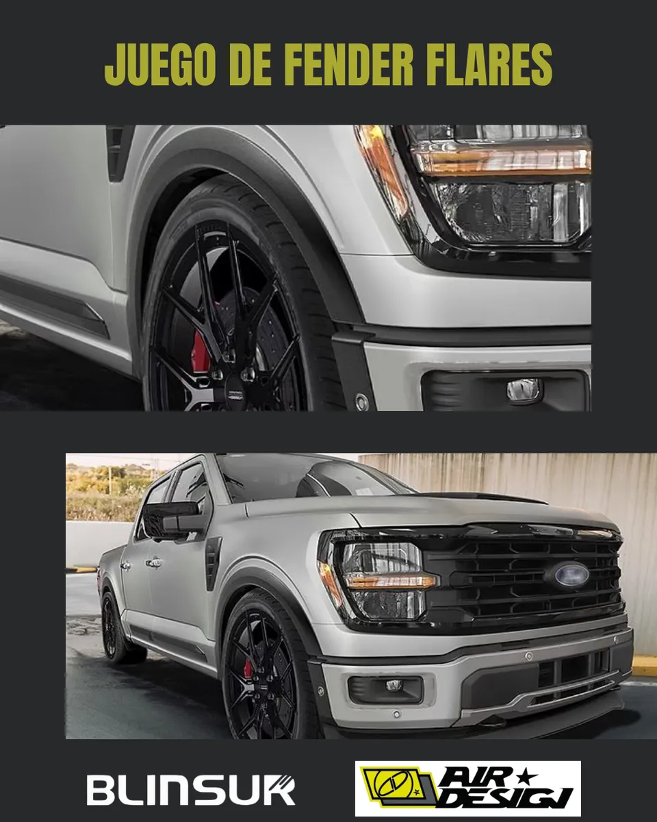 Juego De Cantoneras Tipo Oe Ford F-150 2024-2025 - Image 2