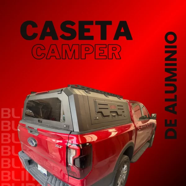 Caseta Camper De Aluminio Para Nissan Frontier 2015-2025