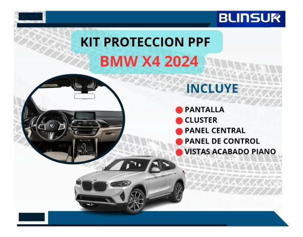 Kit Proteccion Ppf  Para Bmw X4 2024