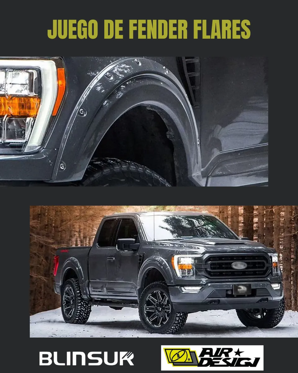 Juego De Cantoneras Ford F-150 2021-2025 - Image 2