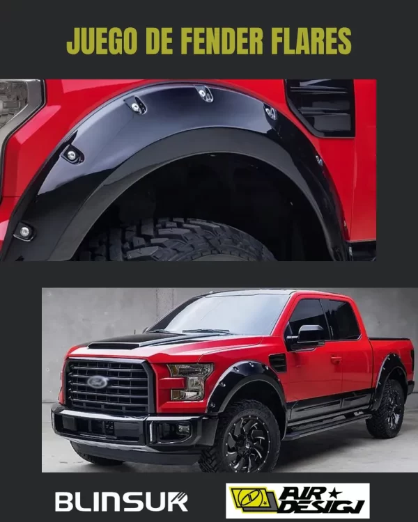 Juego De Cantoneras Ford F-150 2015-2017