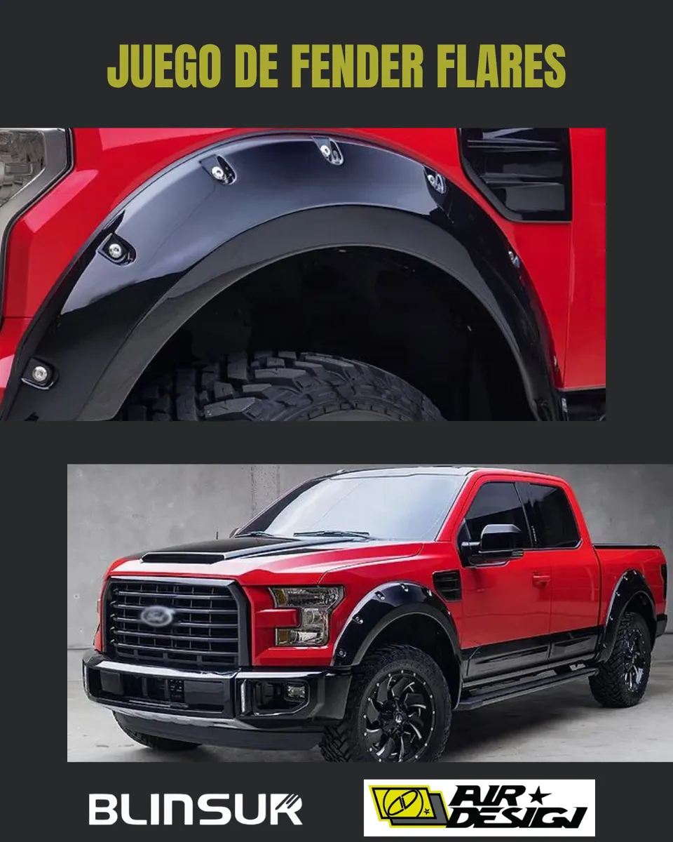 Juego De Cantoneras Ford F-150 2015-2017 - Image 2