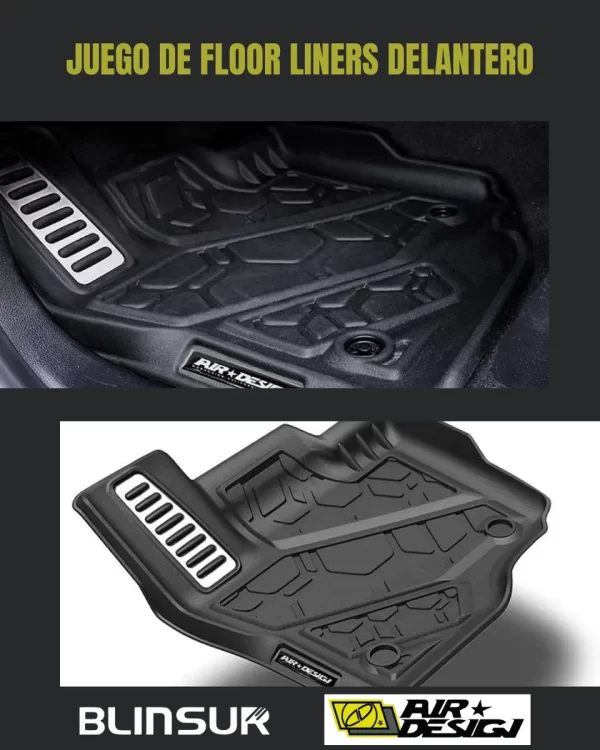 Juego De Tapetes Delanteros Chevrolet Silv 1500 2014-2018