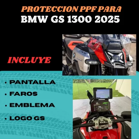 Kit De Proteccion Ppf Para Moto Bmw Gs 1300 2025 - Image 2