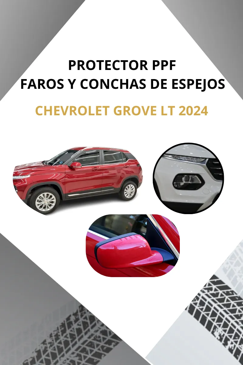 Protector Ppf Conchas Y Faros Para Chevrolet Grove Lt 2024 - Image 2
