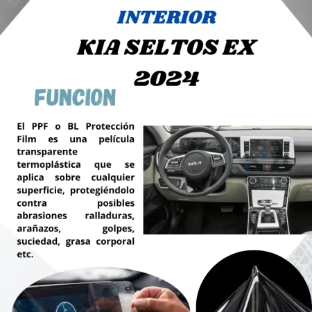 Kit Ppf Pantalla Clúster/panel Central Kia Seltos Ex 2024 - Image 2
