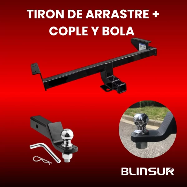Tiron De Arrastre Para S10 Max 2022-2025 +  Cople Bola Perno