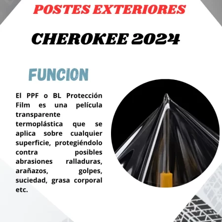 Protector Bl Postes Exteriores Para Cherokee 2024 - Image 2